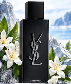 YVES SAINT LAURENT MYSLF オーデパルファムの香水ボトル