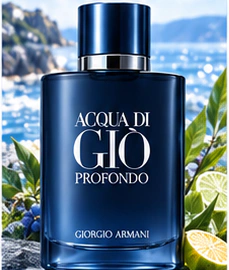 GIORGIO ARMANI アクア ディ ジオ プロフォンドの香水ボトル