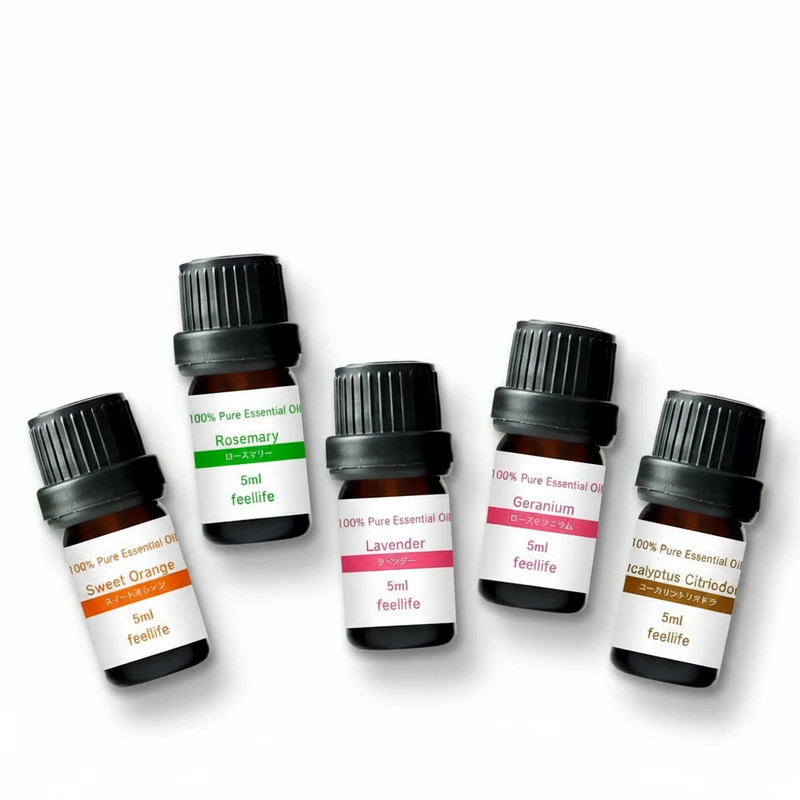 アロマオイル セット アロマオイル セット 精油シーンで選べる 5ml × 5本 セット送料無料