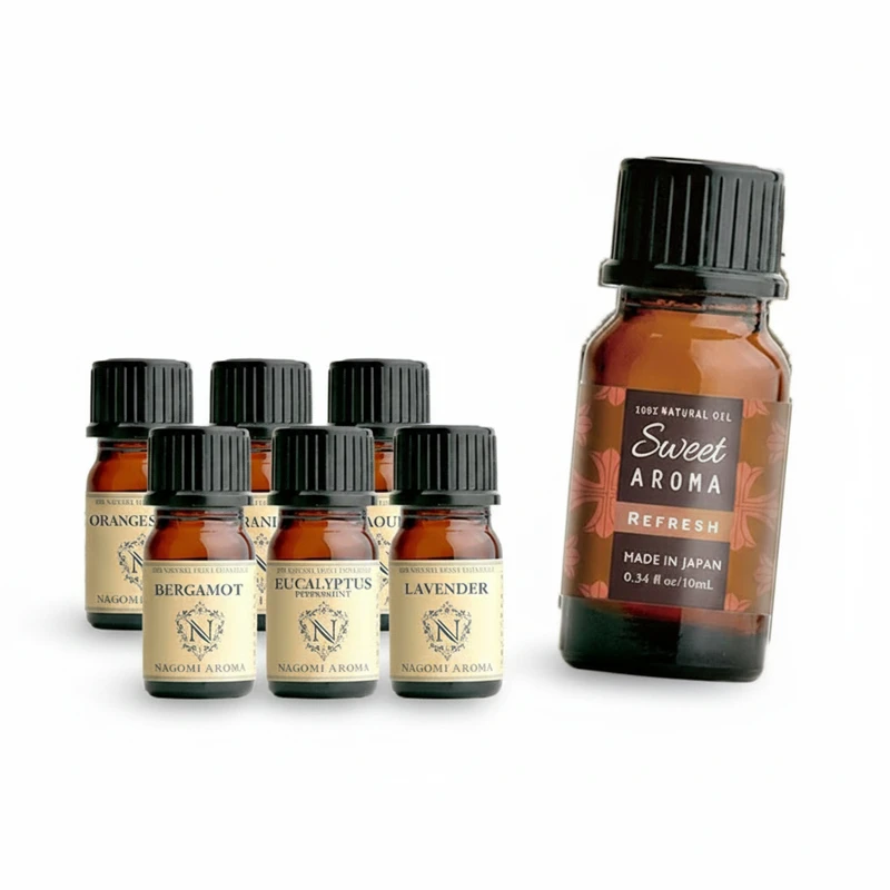 アロマオイル エッセンシャルオイル アロマオイル エッセンシャルオイル 選べる 精油 各5ml×6本 セット ラベンダー オレンジ ハッカ AEAJ認定 天然 ティートゥリー アロマストーン アロマディフューザー s1